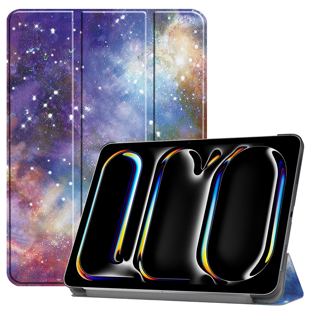 Coque pour Apple iPad Pro 13 (2024), Techsuit, FoldPro Galaxy, Multicolore