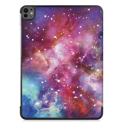 Coque pour Apple iPad Pro 13 (2024), Techsuit, FoldPro Galaxy, Multicolore