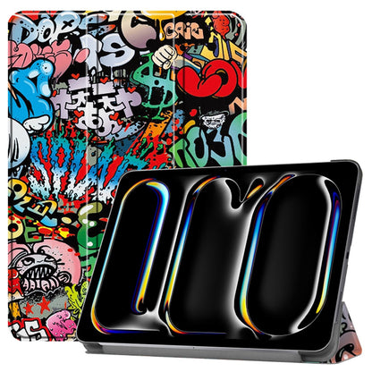 Hülle für Apple iPad Pro 13 (2024), Techsuit, FoldPro Urban Vibe, Mehrfarbig