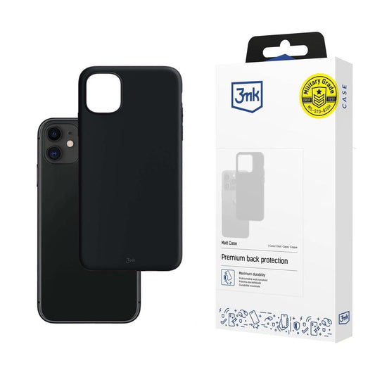 Hülle für Apple iPhone 11, 3MK, Matt Schwarz