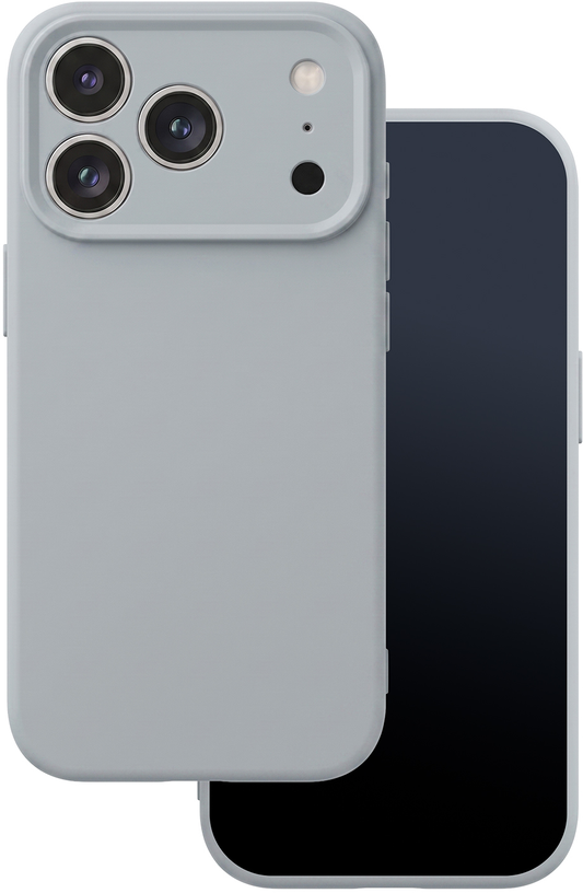 Hülle für Apple iPhone 17 Pro, OEM, Silikon, Grau