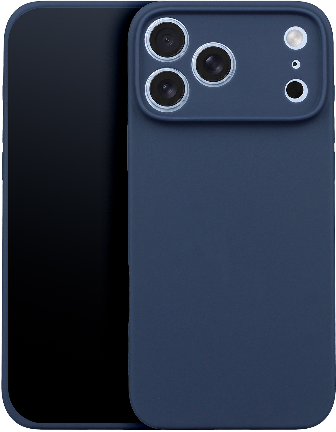 Hülle für Apple iPhone 18 Pro Max / 17 Pro Max, OEM, Silikon, Dunkelblau