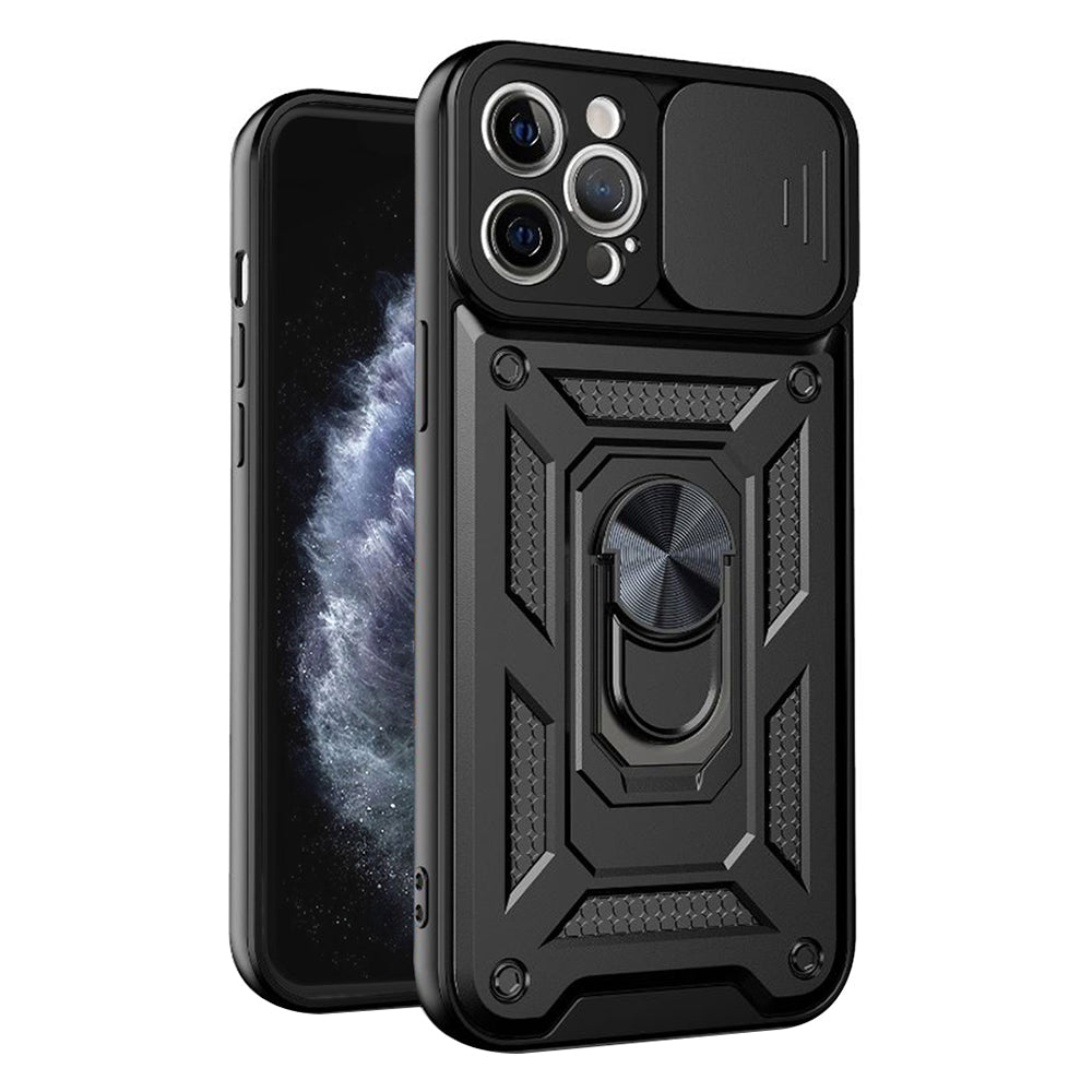 Coque pour Apple iPhone 11 Pro Max, Techsuit, CamShield, Noire