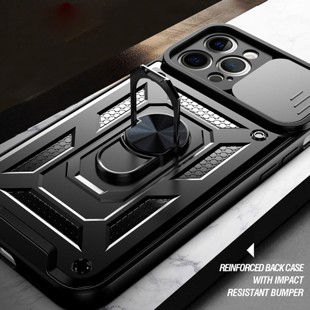 Coque pour Apple iPhone 11 Pro Max, Techsuit, CamShield, Noire