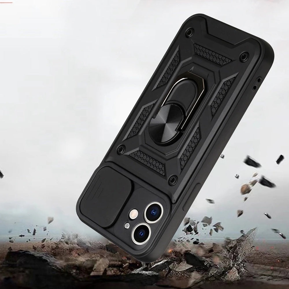 Hülle für Apple iPhone 11, Techsuit, CamShield, Schwarz