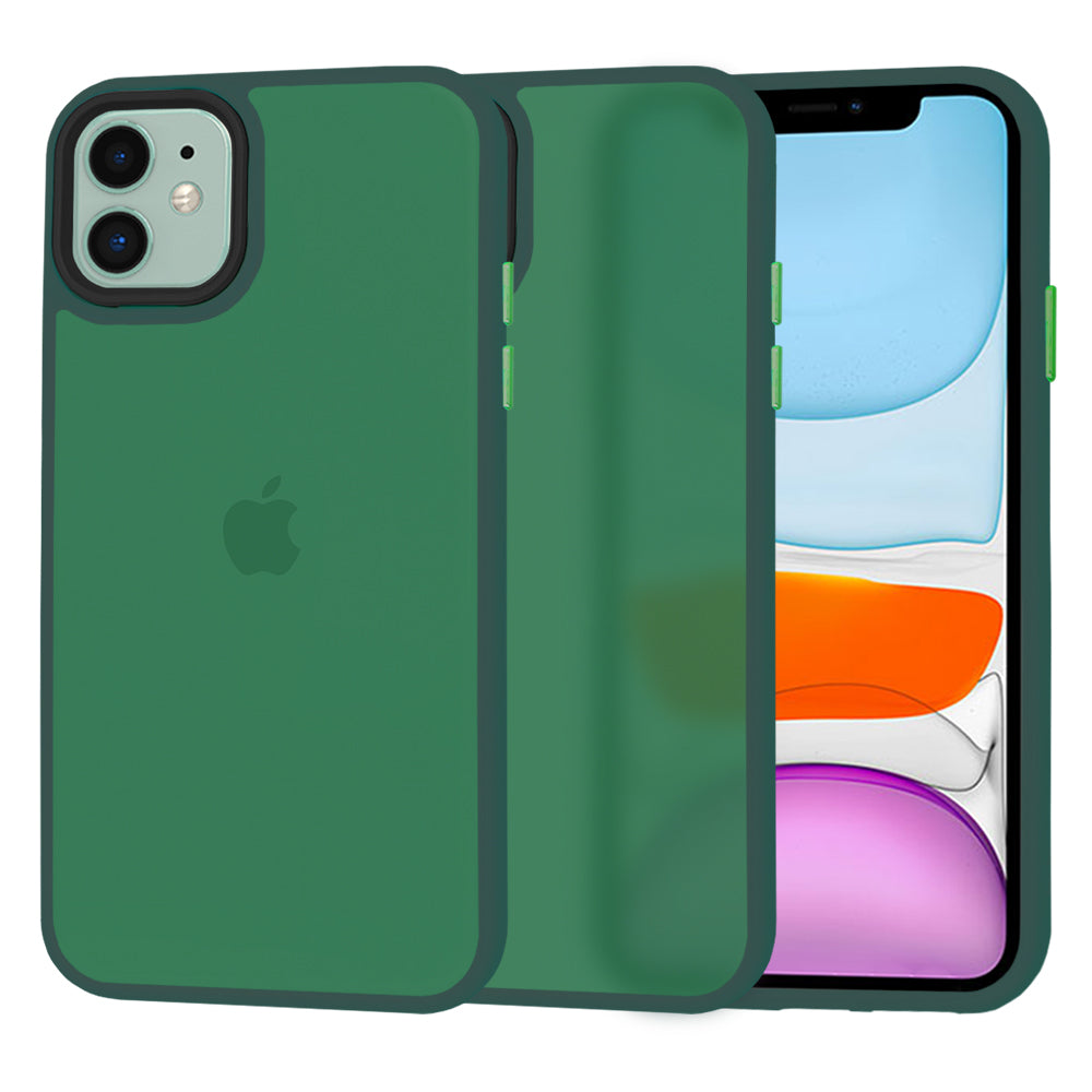 Étui pour Apple iPhone 11, Techsuit, HaloFrost, Vert