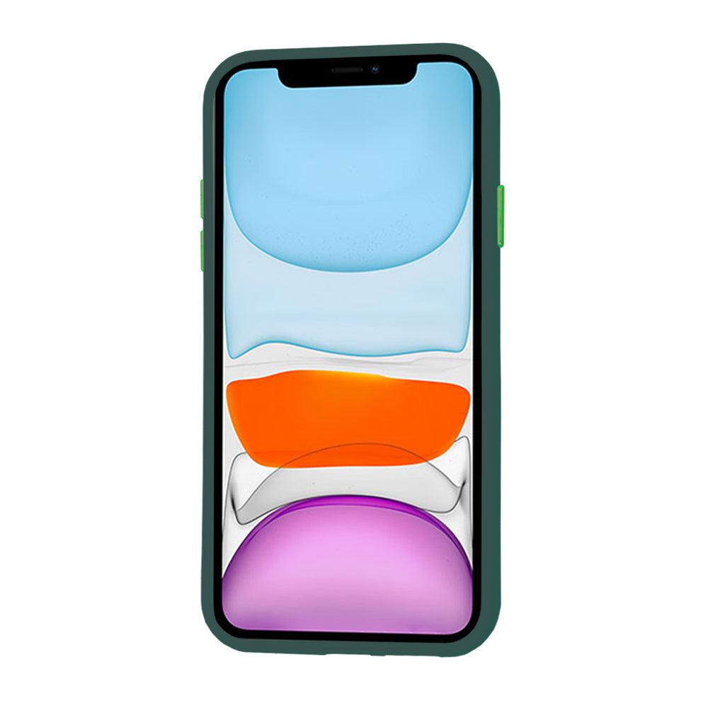 Étui pour Apple iPhone 11, Techsuit, HaloFrost, Vert