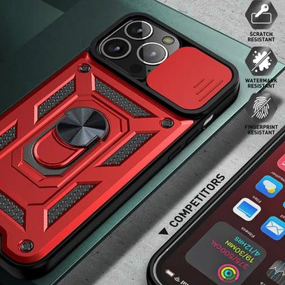 Coque pour Apple iPhone 12 / 12 Pro, Techsuit, CamShield, Noire