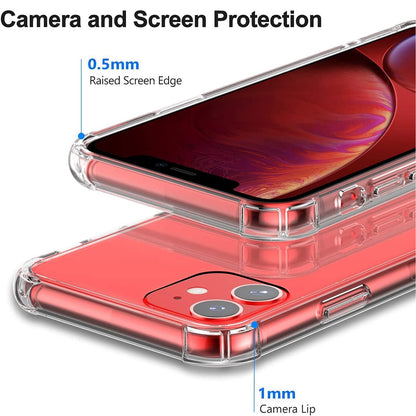 Case for Apple iPhone 12 mini, Techsuit, Shockproof Clear, Transparent