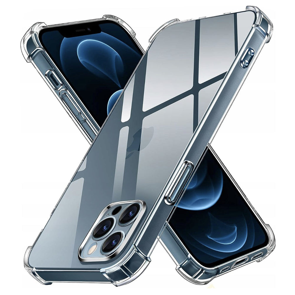 Hülle für Apple iPhone 12 Pro Max, Techsuit, stoßfest klar, transparent