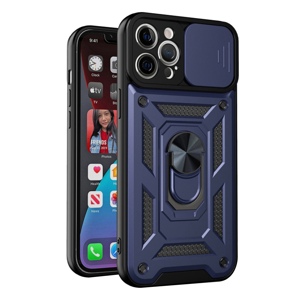 Coque pour Apple iPhone 12 Pro, Techsuit, CamShield, Bleue