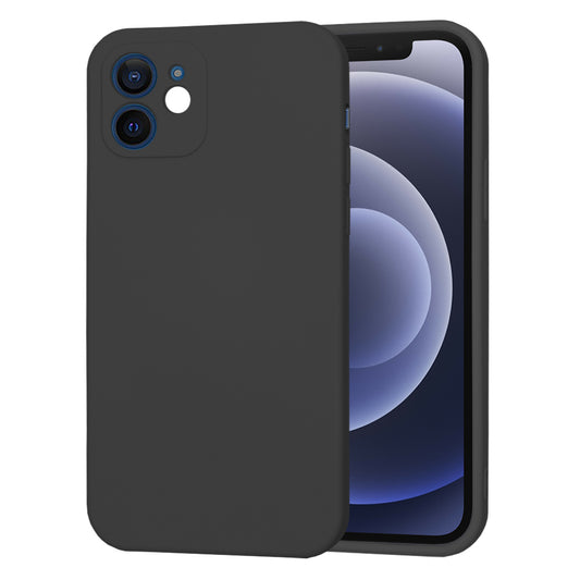Hülle für Apple iPhone 12, Techsuit, SoftFlex, Schwarz