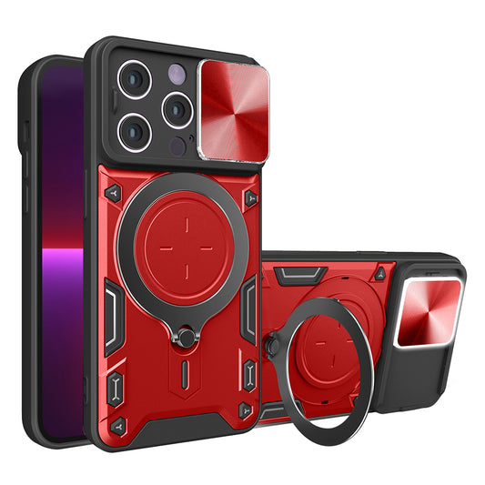 Coque pour Apple iPhone 13 Pro, Techsuit, CamGuard Pro, Rouge