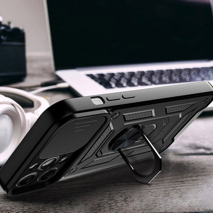 Hülle für Apple iPhone 13 Pro, Techsuit, CamShield, Schwarz