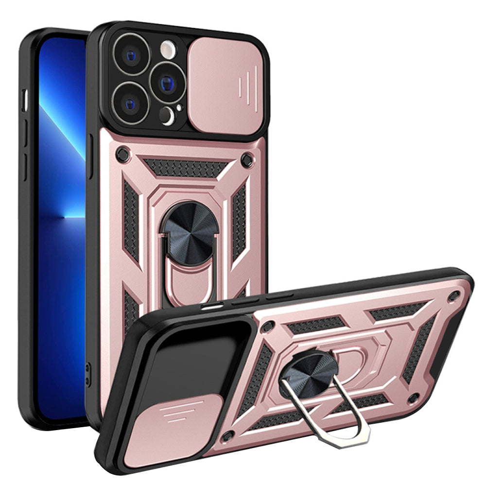 Hülle für Apple iPhone 13 Pro, Techsuit, CamShield, Rosa
