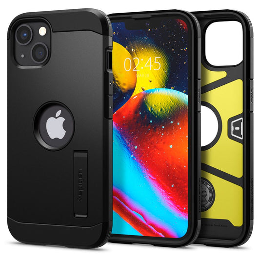 Hülle für Apple iPhone 13, Spigen, Tough Armor, Schwarz