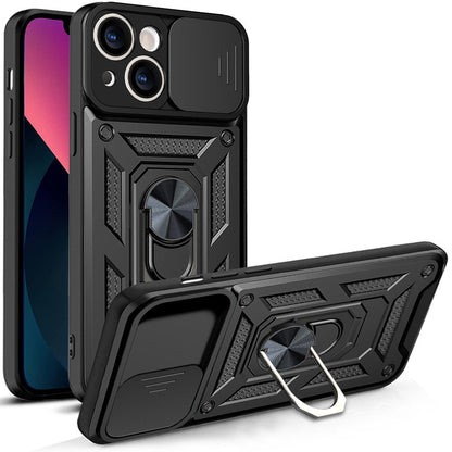 Hülle für Apple iPhone 13, Techsuit, CamShield, Schwarz