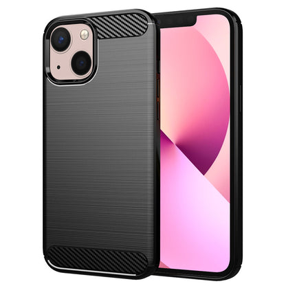 Coque pour Apple iPhone 13, Techsuit, Carbone, Noire