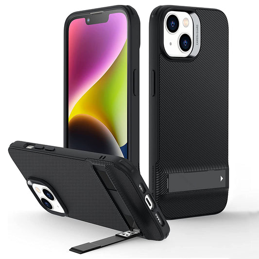 Hülle für Apple iPhone 14 Plus, ESR, Air Shield Boost Kickstand, Schwarz