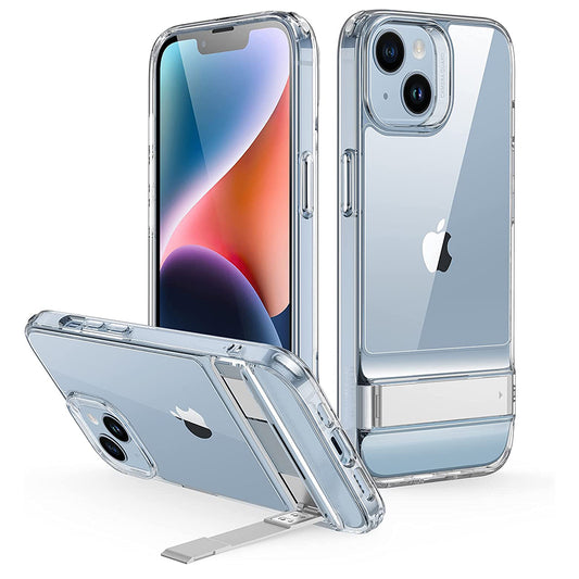 Case for Apple iPhone 14 Plus, ESR, Air Shield Boost Kickstand, Transparent