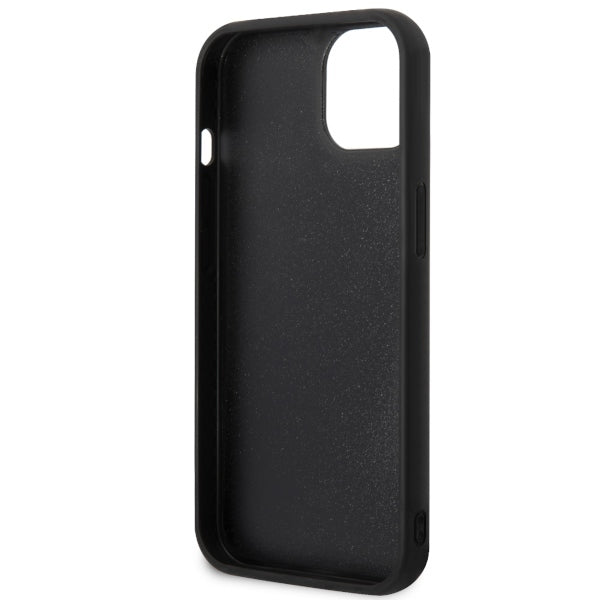 Housse pour Apple iPhone 14 Plus, Karl Lagerfeld, 3D Rubber Ikonik Karl, Noire