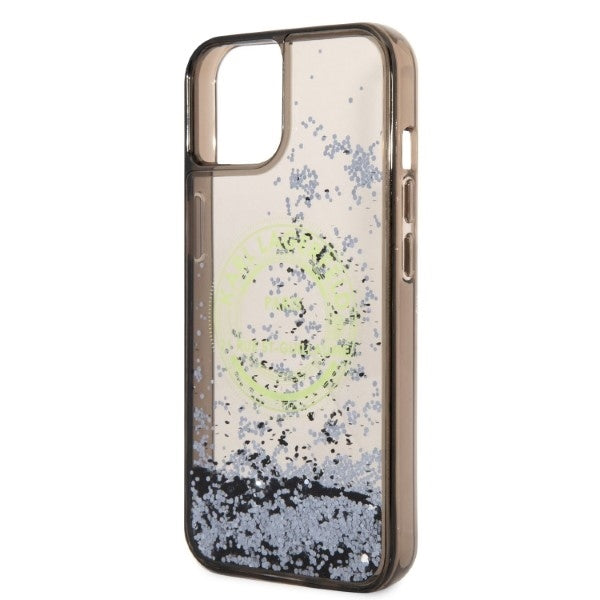 Case for Apple iPhone 14 Plus, Karl Lagerfeld, Liquid Glitter RSG, Black