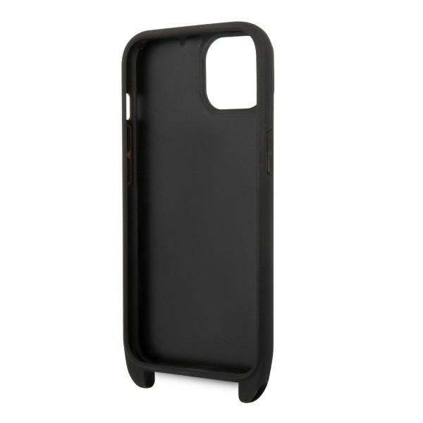 Étui pour Apple iPhone 14 Plus, Karl Lagerfeld, Monogram Ikonik Karl, Blanc