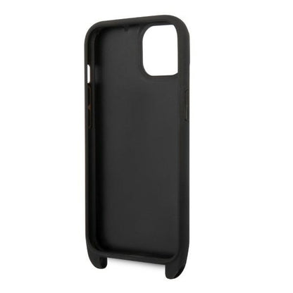 Étui pour Apple iPhone 14 Plus, Karl Lagerfeld, Monogram Ikonik Karl, Blanc
