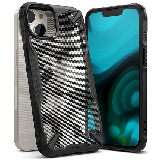 Coque pour Apple iPhone 14 Plus, Ringke, Design Fusion X, Camouflage