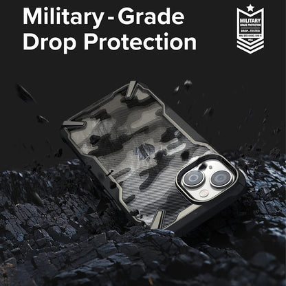 Coque pour Apple iPhone 14 Plus, Ringke, Design Fusion X, Camouflage