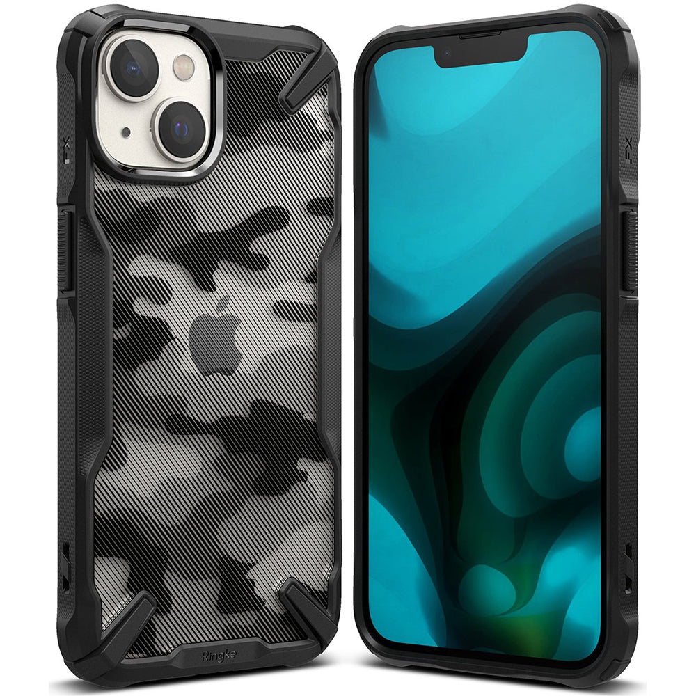 Coque pour Apple iPhone 14 Plus, Ringke, Design Fusion X, Camouflage