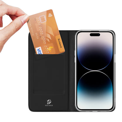 Coque pour Apple iPhone 14 Pro, DUX DUCIS, Skin Pro, Noire