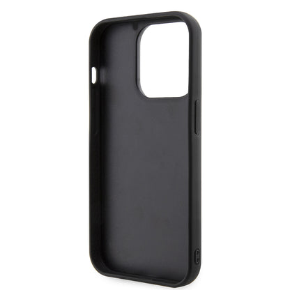 Étui pour Apple iPhone 14 Pro, Karl Lagerfeld, 3D Rubber Ikonik Karl, Noir