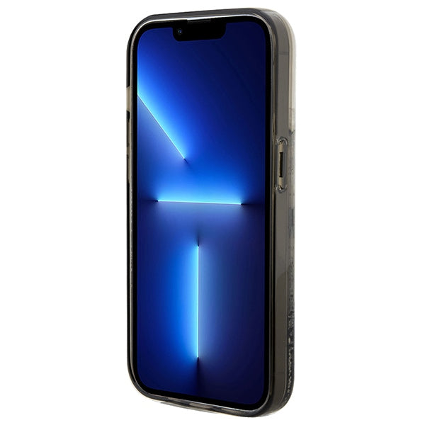 Hülle für Apple iPhone 14 Pro Max, Karl Lagerfeld, Liquid Glitter Choupette, Transparent