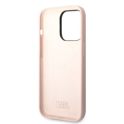Case for Apple iPhone 14 Pro Max, Karl Lagerfeld, Silicone Ikonik NFT, Pink