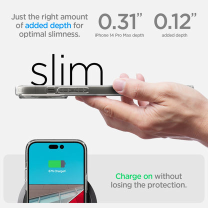 Case for Apple iPhone 14 Pro Max, Spigen, Ultra Hybrid, Transparent ACS04816