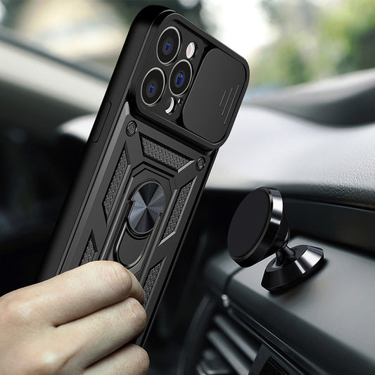 Hülle für Apple iPhone 14 Pro Max, Techsuit, CamShield, Schwarz