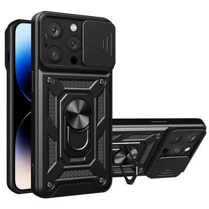 Coque pour Apple iPhone 14 Pro, Techsuit, CamShield, Noire