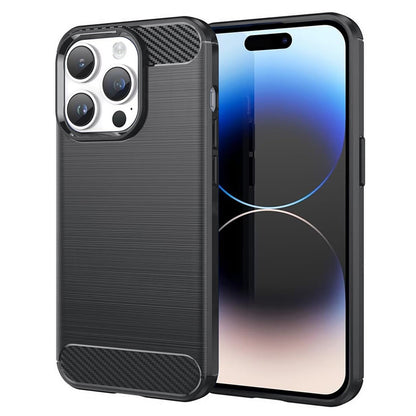 Coque pour Apple iPhone 14 Pro, Techsuit, Carbone, Noire