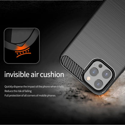 Coque pour Apple iPhone 14 Pro, Techsuit, Carbone, Noire