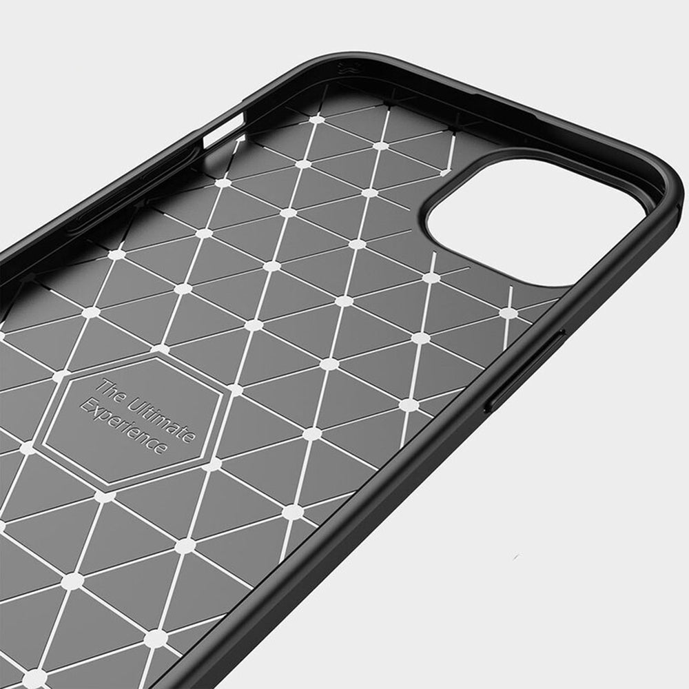 Coque pour Apple iPhone 14 Pro, Techsuit, Carbone, Noire