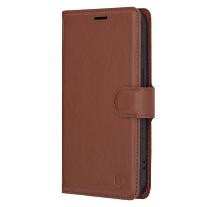 Coque pour Apple iPhone 14 Pro, Techsuit, Leather Folio, Marron