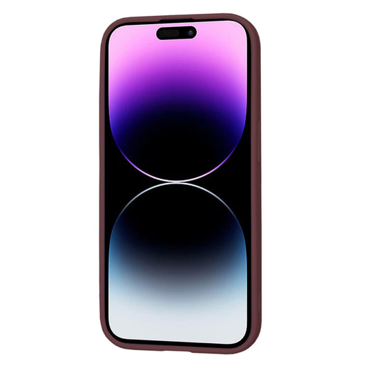 Hülle für Apple iPhone 14 Pro, Techsuit, SoftFlex, Kirschrot