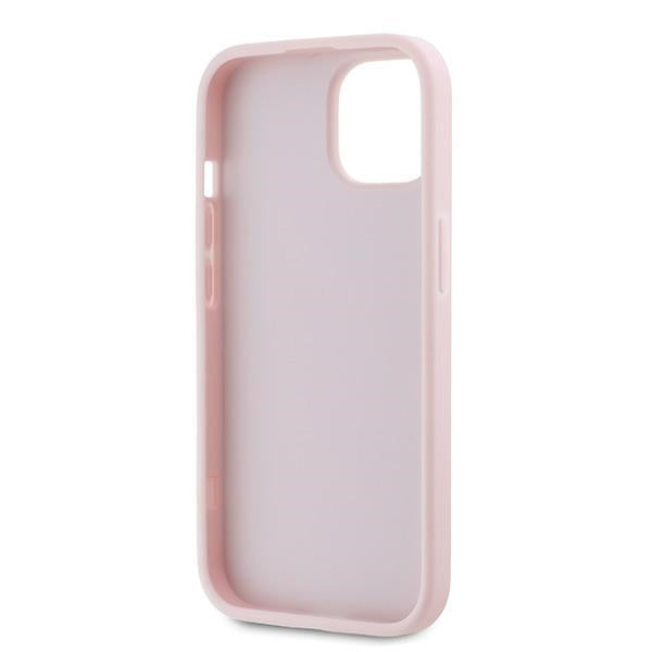 Étui pour Apple iPhone 15 Plus, Karl Lagerfeld, Diagonal Quilted Script, Rose