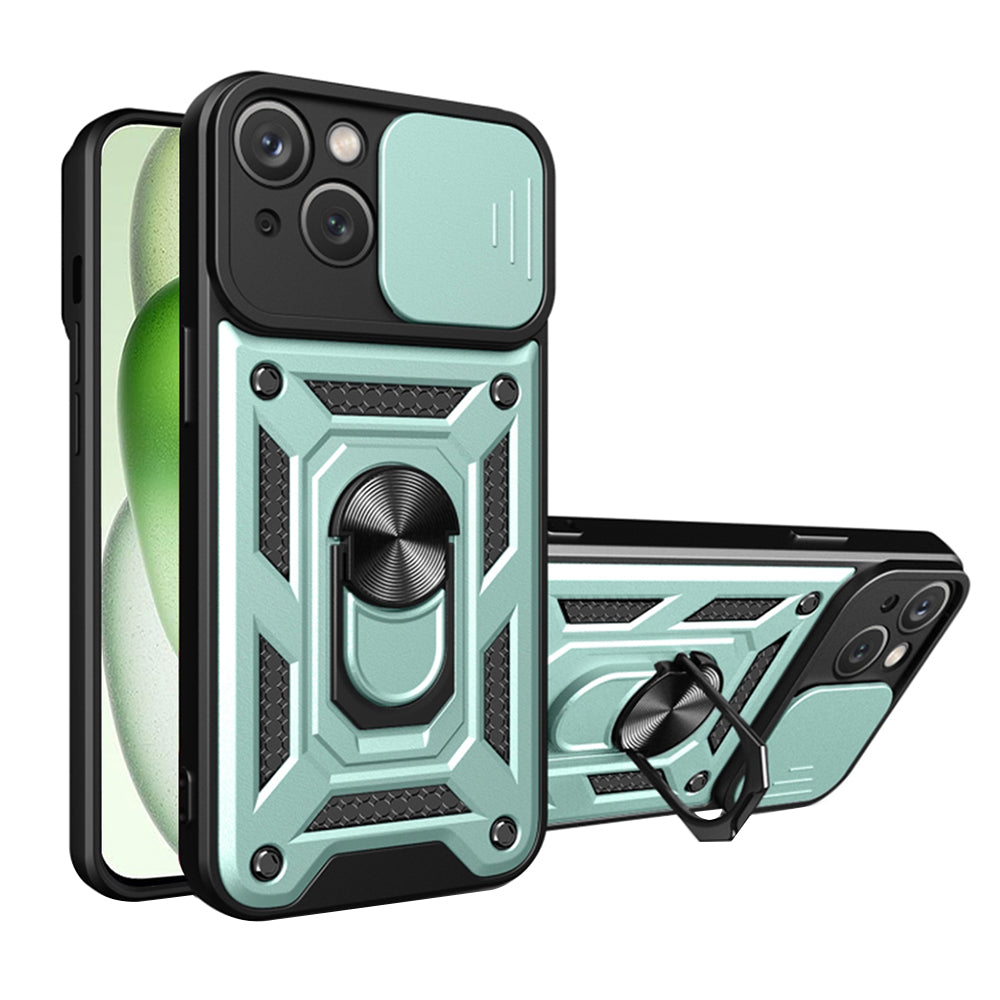 Coque pour Apple iPhone 15 Plus, Techsuit, CamShield, Vert