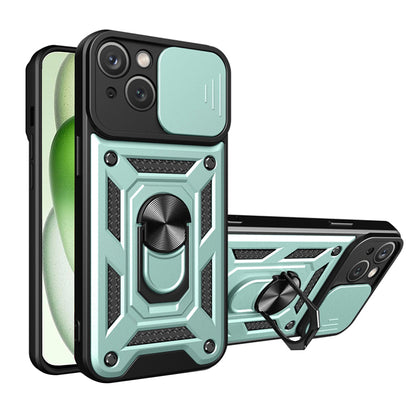 Coque pour Apple iPhone 15 Plus, Techsuit, CamShield, Vert