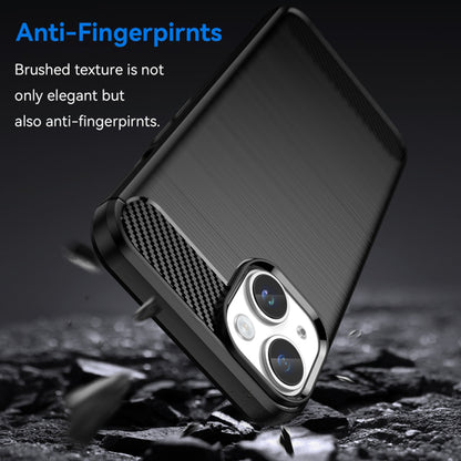 Case for Apple iPhone 15 Plus, Techsuit, Carbon, Black