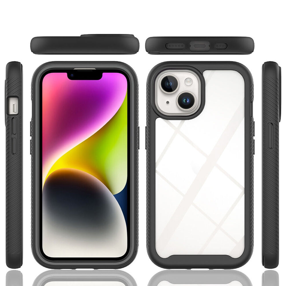 Case for Apple iPhone 15 Plus, Techsuit, Defense360 Pro, Black