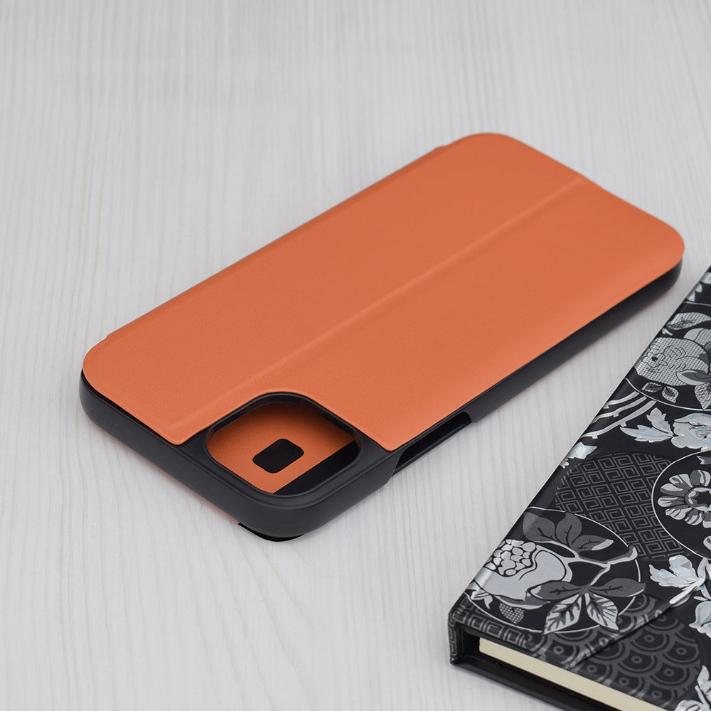 Hülle für Apple iPhone 15 Plus, Techsuit, eFold, Orange