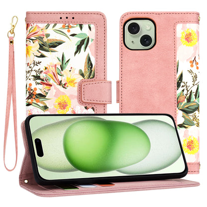 Hülle für Apple iPhone 15 Plus, Techsuit, FlipCraft, Rosa